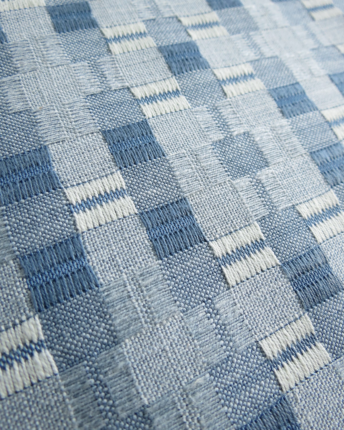Sissen Raindrop Woven Checker Fabric Detail at Finish Theory
