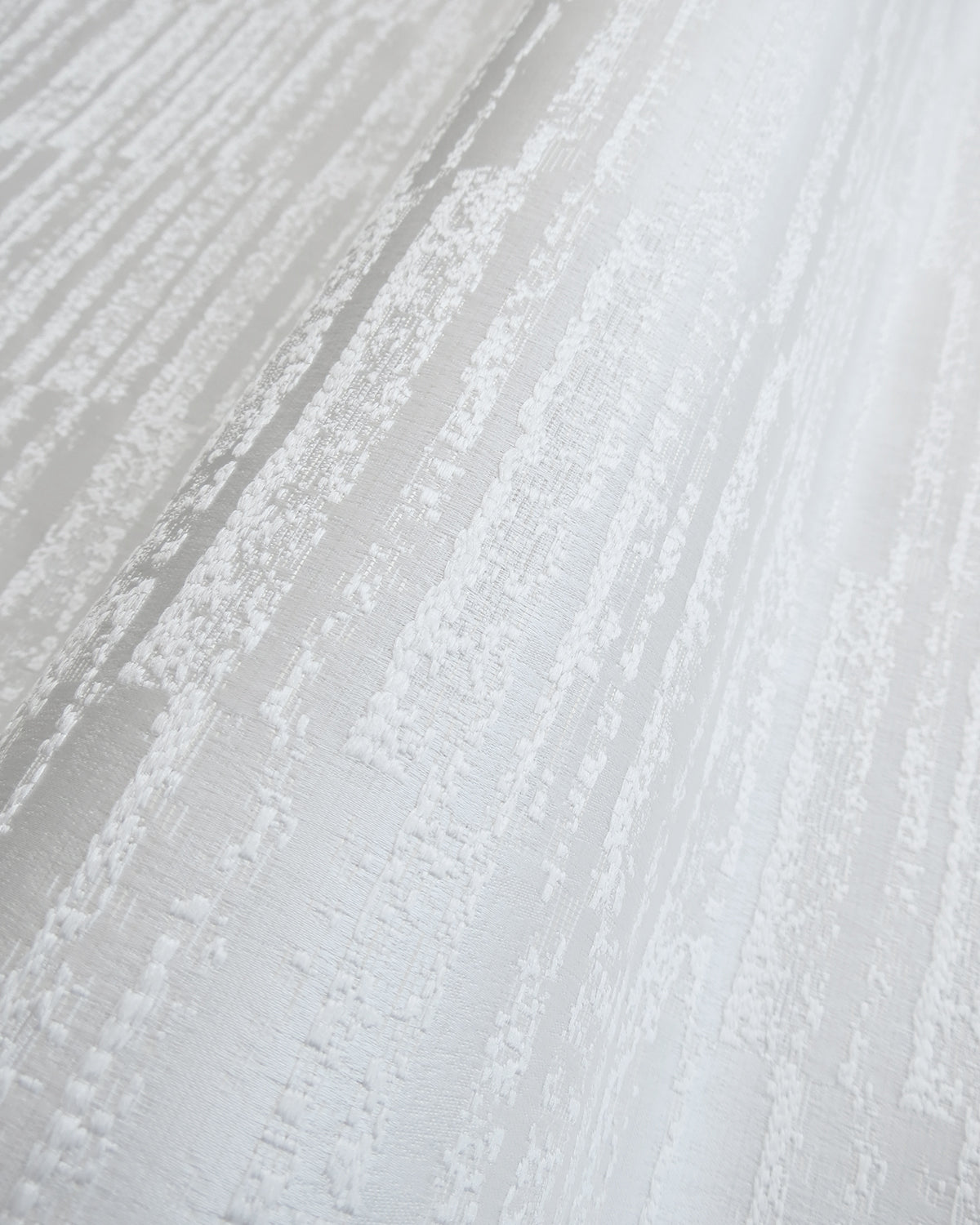 FTTEX10062 Mazze Ivory Jacquard Abstract Fabric Roll at Finish Theory