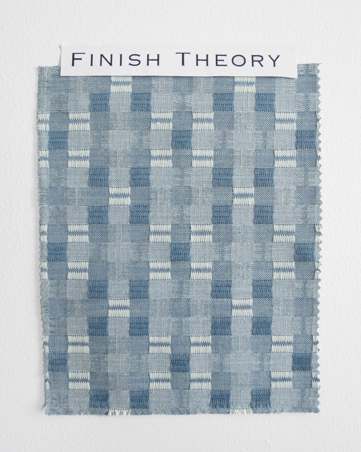Sissen Raindrop Woven Checker Fabric at Finish Theory