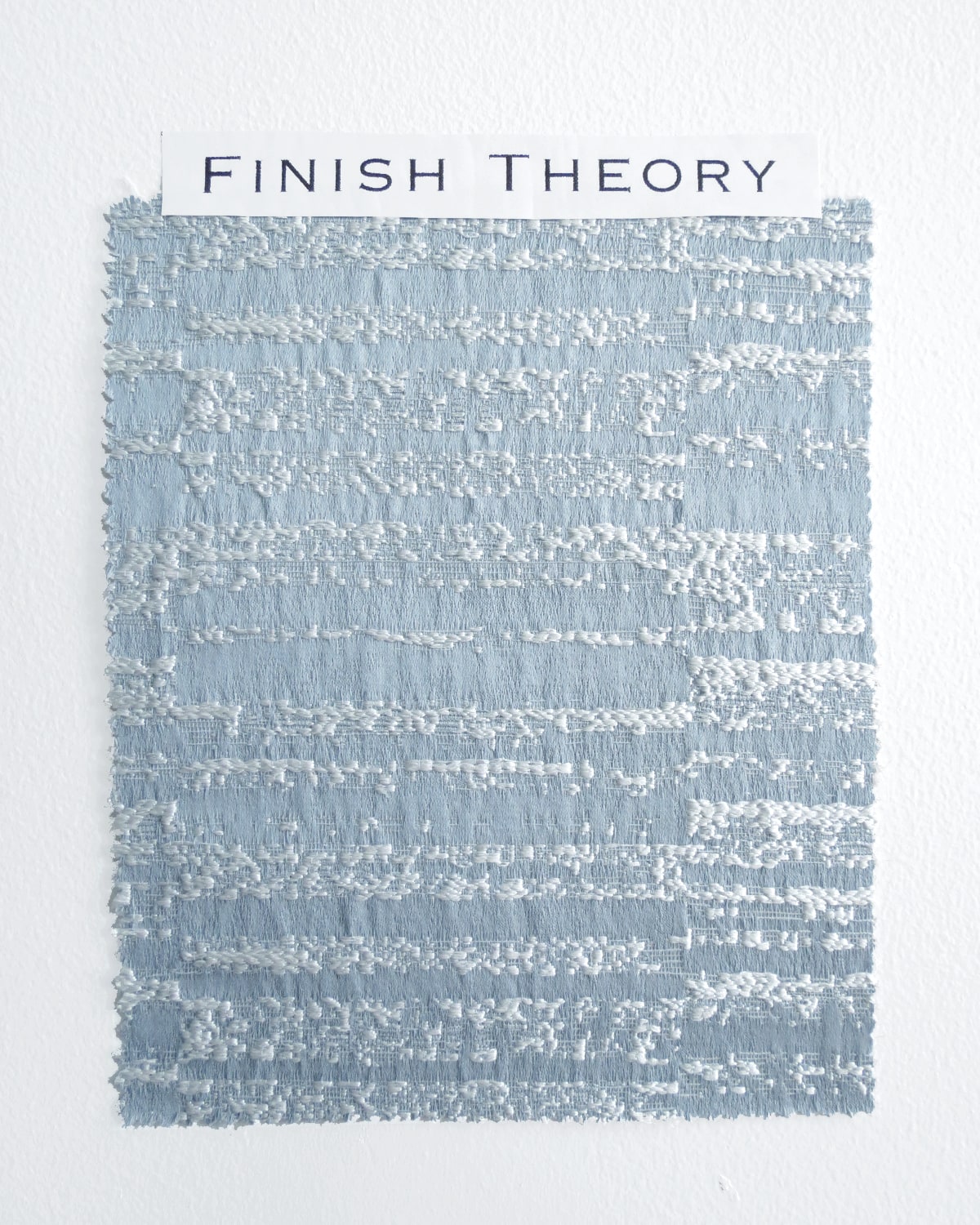FTTEX10061 Mazze Blue Drizzle Jacquard Abstract Fabric at Finish Theory