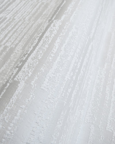 FTTEX10062 Mazze Ivory Jacquard Abstract Fabric Roll at Finish Theory
