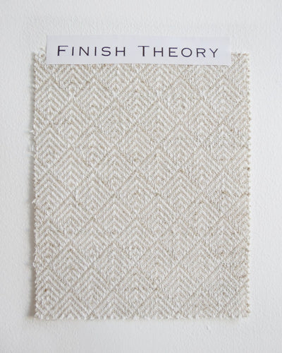 FTTEX10131 Bowya Natural Diamond Geometric Jacquard Fabric at Finish Theory