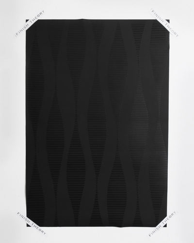 Selina Obsidian Striped Shapes Unpasted Wallpaper