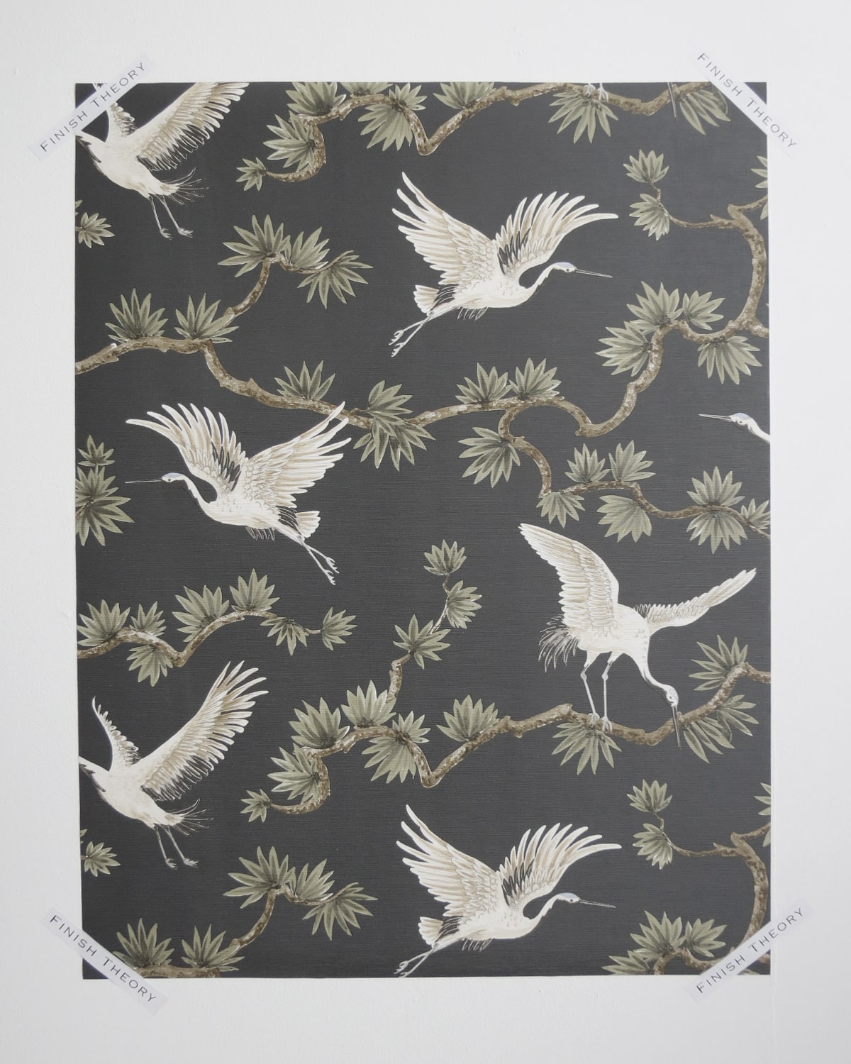 Horicon Gauntlet Crane Marsh Unpasted Wallpaper from Finish Theory