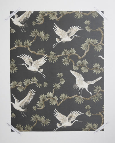 Horicon Gauntlet Crane Marsh Unpasted Wallpaper from Finish Theory