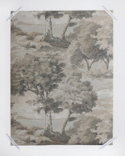 Bentel Cliffstone Tree Bank Botanical Unpasted Wallpaper from Finish Theory