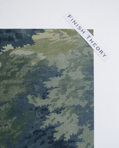 Bentel Green Ochre Tree Bank Botanical Unpasted Wallpaper Detail from Finish Theory