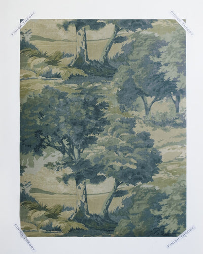 Bentel Green Ochre Tree Bank Botanical Unpasted Wallpaper from Finish Theory